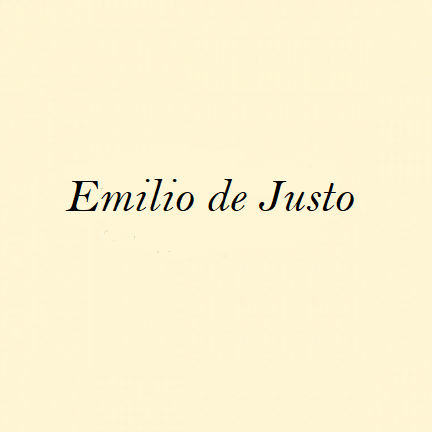 Emilio Elías Serrano, <em>Emilio de Justo</em>