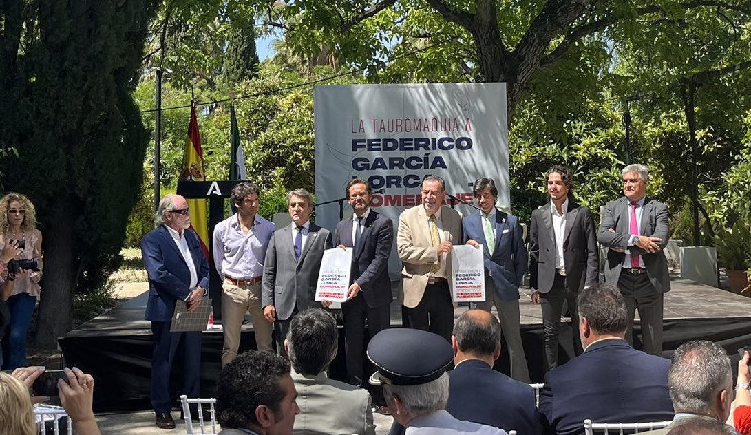 La Junta de Andalucía y la Fundación Toro de Lidia rinden homenaje a Lorca en Granada