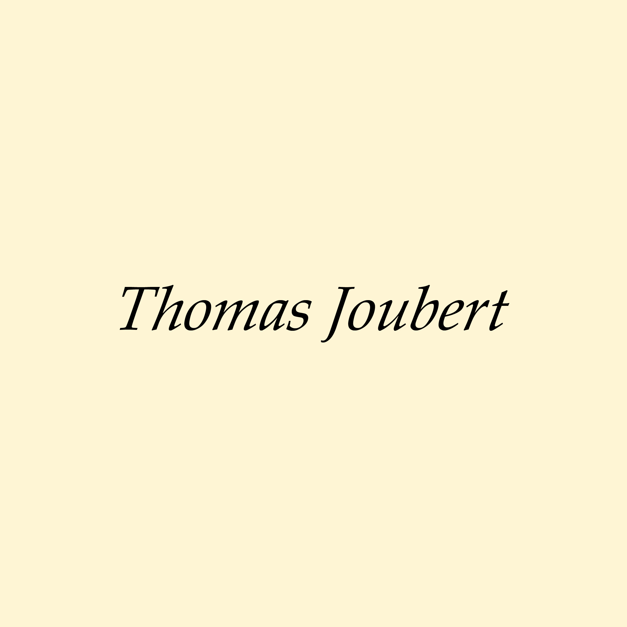 Thomas Joubert