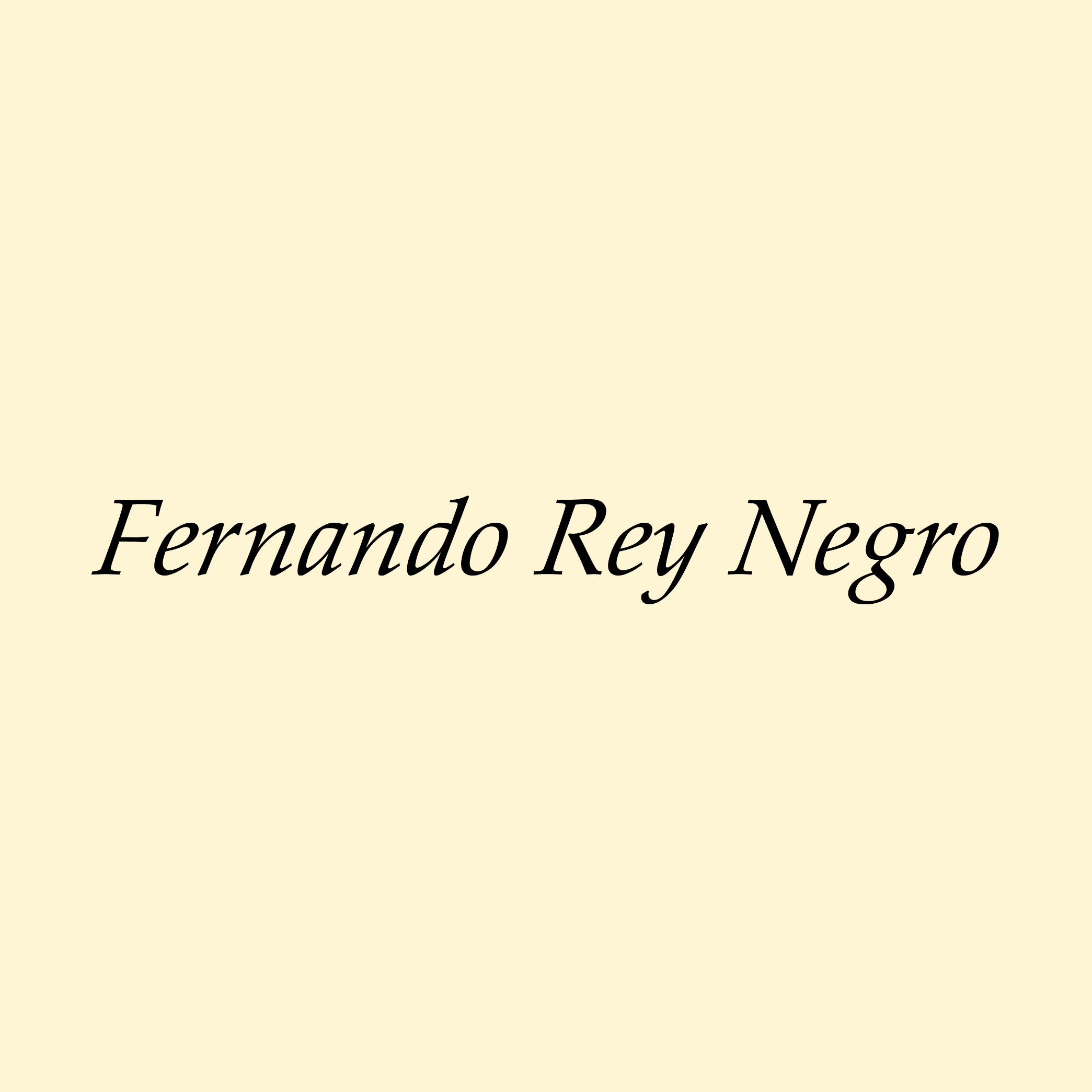 Fernando Rey Negro